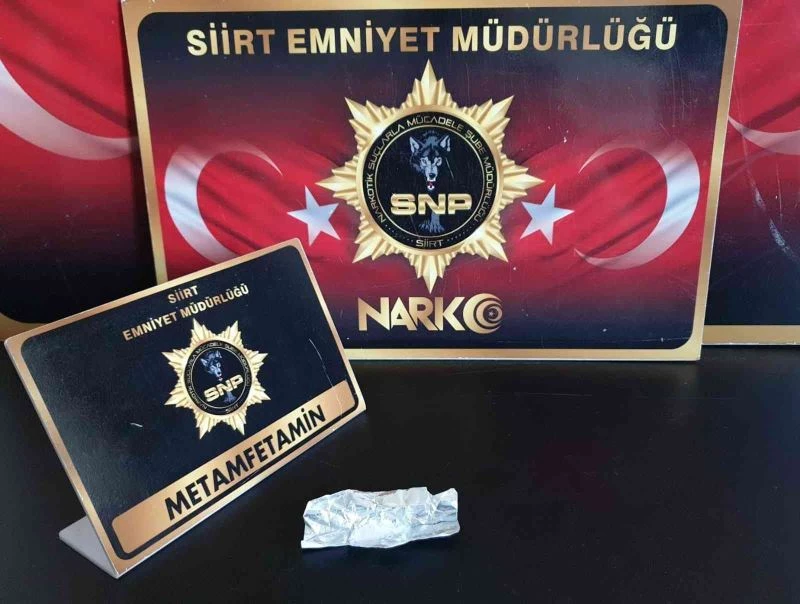 Siirt’te üst araması yapılan şüpheliden uyuşturucu madde çıktı
