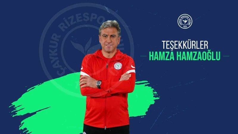 Çaykur Rizespor’da Hamza Hamzaoğlu ile yollar ayrıldı
