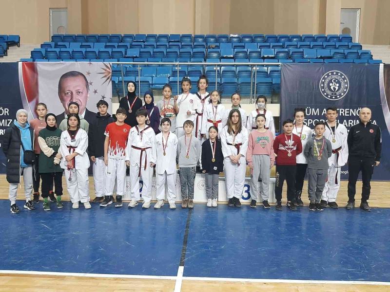 1308 Osmaneli Belediyespor taekwondo da madalyaları topladı
