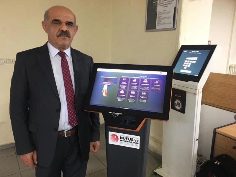 ‘Nüfusmatik’ sıraları önlüyor
