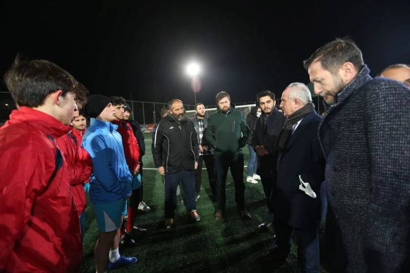 Başkan Aygün, ilçedeki amatör kulüpleri ziyaret etti
