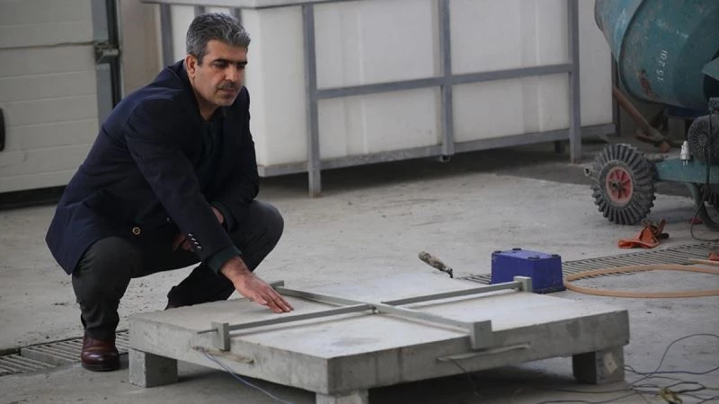 Don ve buzlanmaya karşı ısınabilen beton plak geliştirildi
