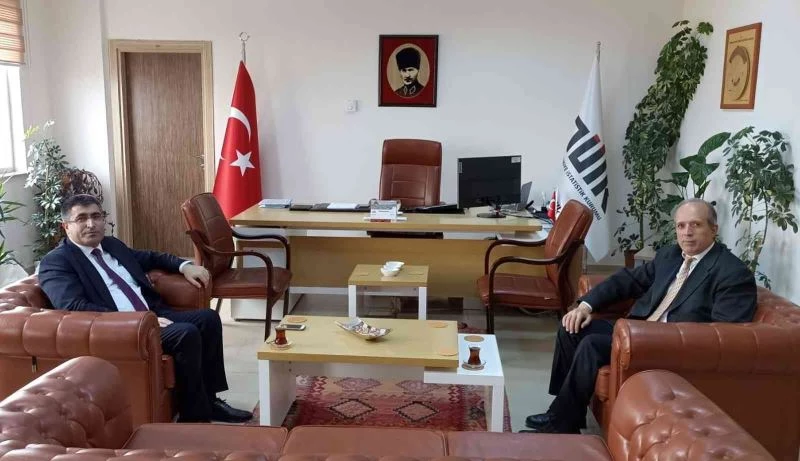 Rektör Aktekin’den TÜİK’e ziyaret
