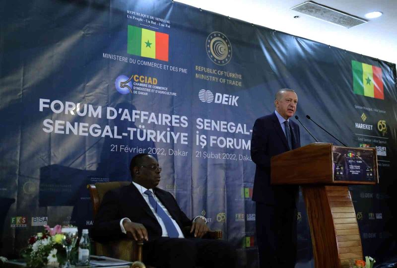 Cumhurbaşkanı Erdoğan: “Senegal, Batı Afrika ülkelerine açılan bir ihracat kapısıdır”
