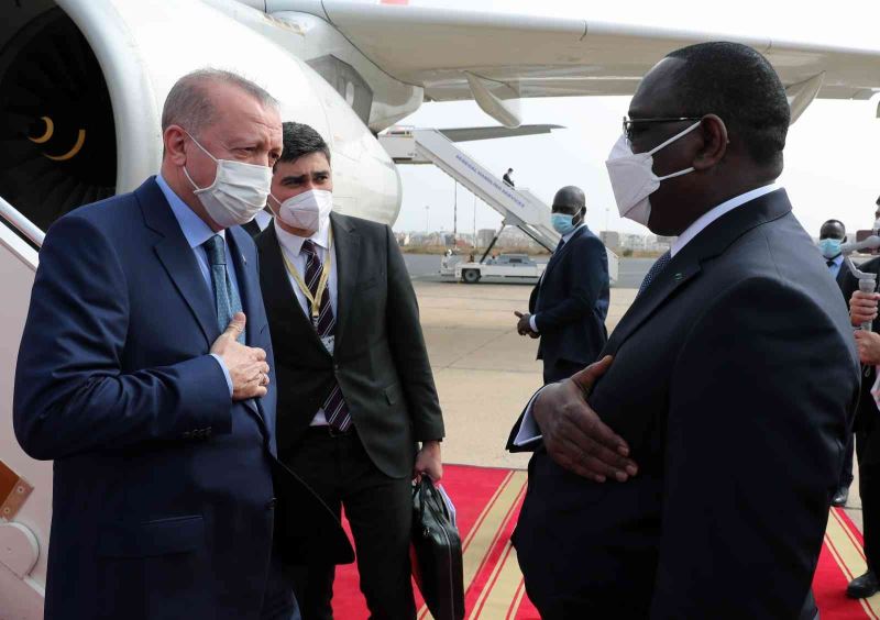 Cumhurbaşkanı Erdoğan Senegal’de
