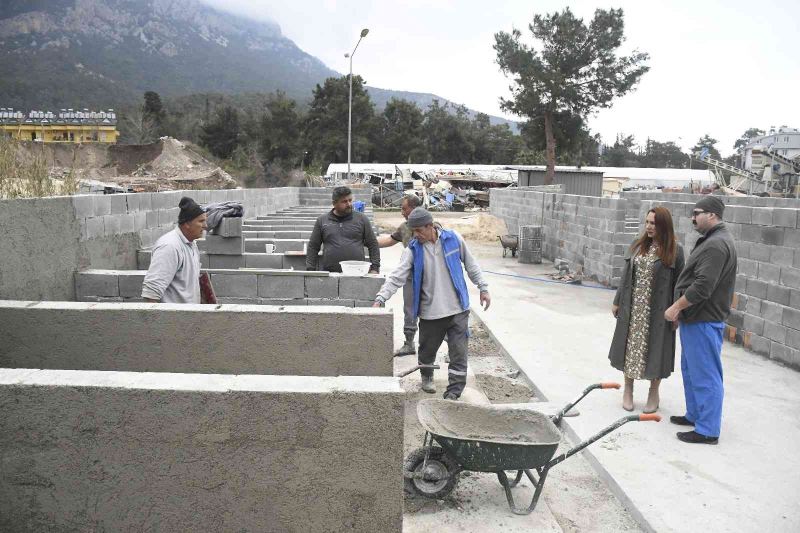 Kemer Belediyesi Hayvan Barınağı’nda iyileştirme çalışmaları
