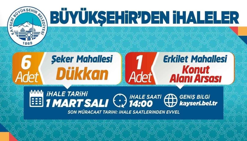 Büyükşehirden arsa, işyeri ve akaryakıt istasyonu ihaleleri
