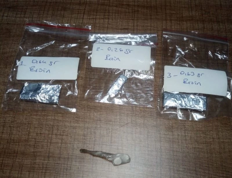 Nazilli’de bekçiden kaçan şahıstan uyuşturucu çıktı
