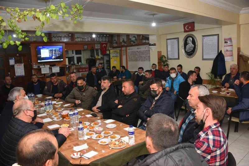 Başkan Bakkalcıoğlu’ndan avcılık kulübüne ziyaret
