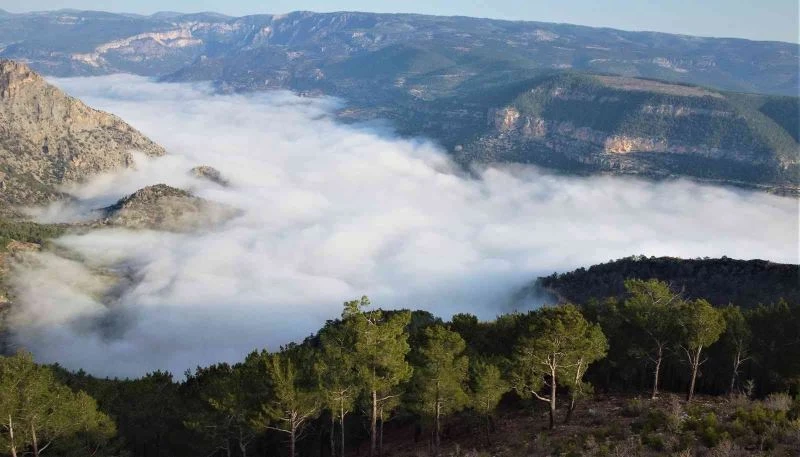 Göksu Vadisi’nde seyri doyumsuz manzaralar ortaya çıktı
