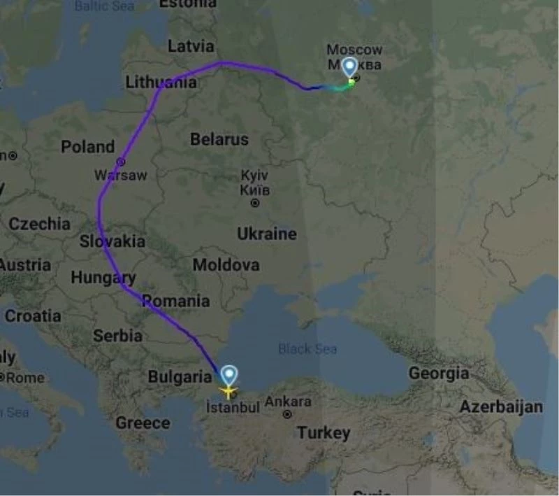 Ukrayna’da hava sahası kapandı, uçaklar Türkiye üzerinden uçmaya başladı
