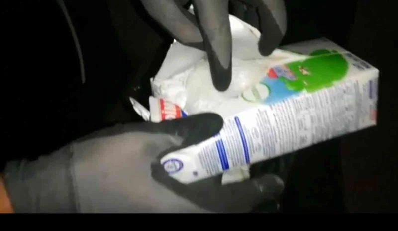 Süt kutusunda uyuşturucu ticareti
