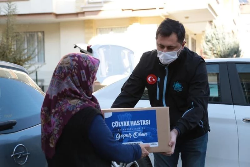 Aksaray Belediyesi’nden 101 çölyak hastasına glütensiz gıda
