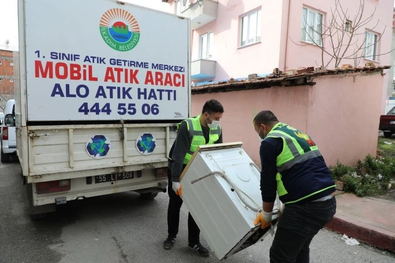 Elektronik atıklar evlerden toplanacak
