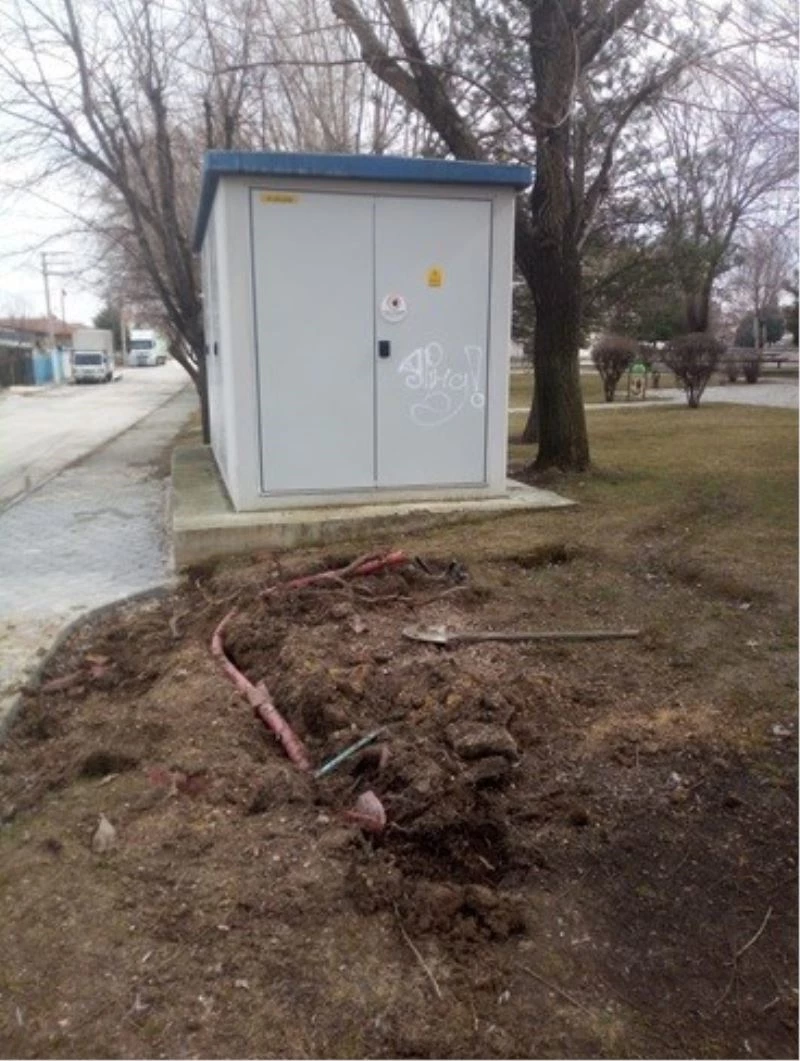 Elektrik tellerini çalmaya çalışırken polise yakalandı
