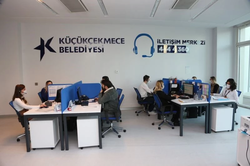 Küçükçekmece Belediyesi İletişim Merkezi, 365 günde 313 bin çağrıya kulak verdi
