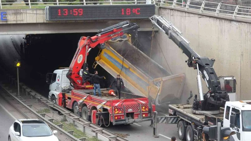 Damperi dalçıktan geçemedi
