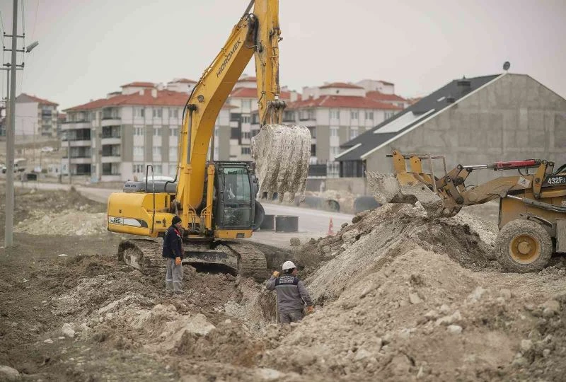 Zafertepe’ye yağmur suyu hattı
