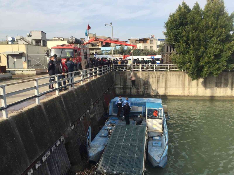 Vinçle çıkartılan erkek cesedinin kimliği belli oldu
