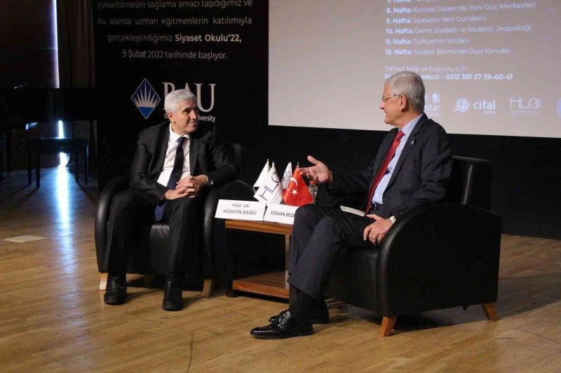 Siyaset Okulunun ilk konuğu Volkan Bozkır oldu
