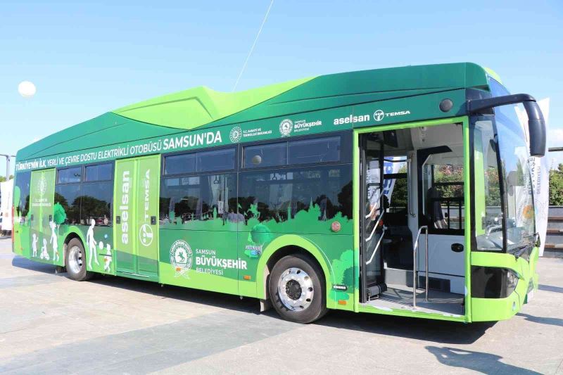 Samsun’a elektrikli otobüs dönemi nisanda başlıyor
