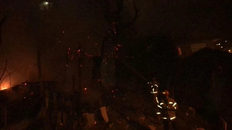 Bursa’da korkutan baraka yangını
