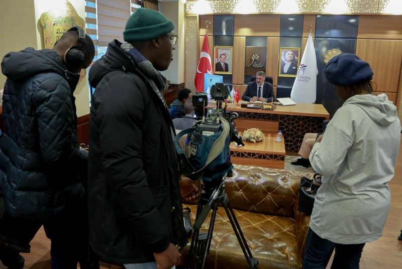 Senegal devlet televizyonu RTS, belgesel için KBÜ’de

