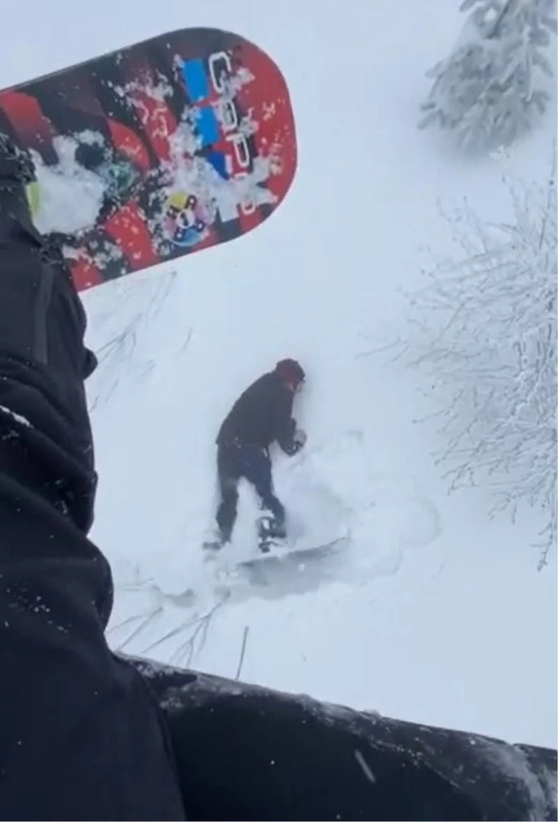 Telesiyej arızalandı, soğuğa dayanamayan aşağıya atladı
