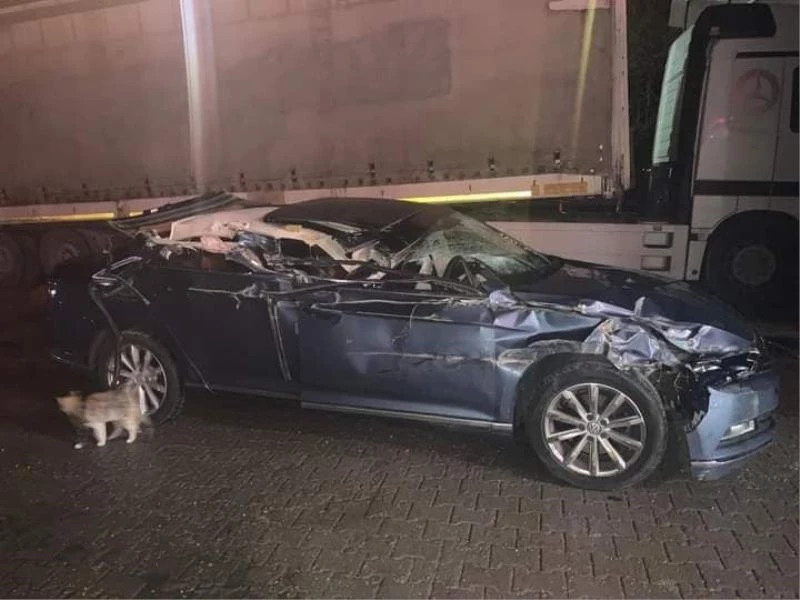 AK Parti Balıkesir milletvekili Canbey kaza geçirdi
