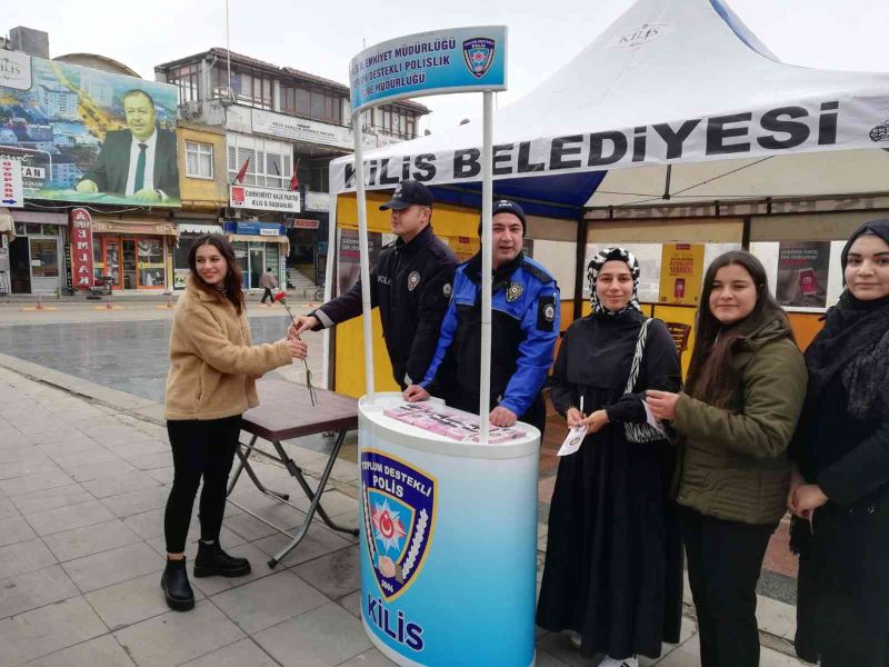 Polisten bayanlara KADES uygulaması
