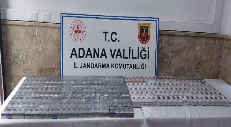 Adana’da 790 paket kaçak sigara ele geçirildi
