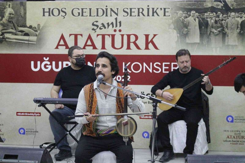 Atatürk’ün, Serik’e gelişinin 92. Yılına özel konser
