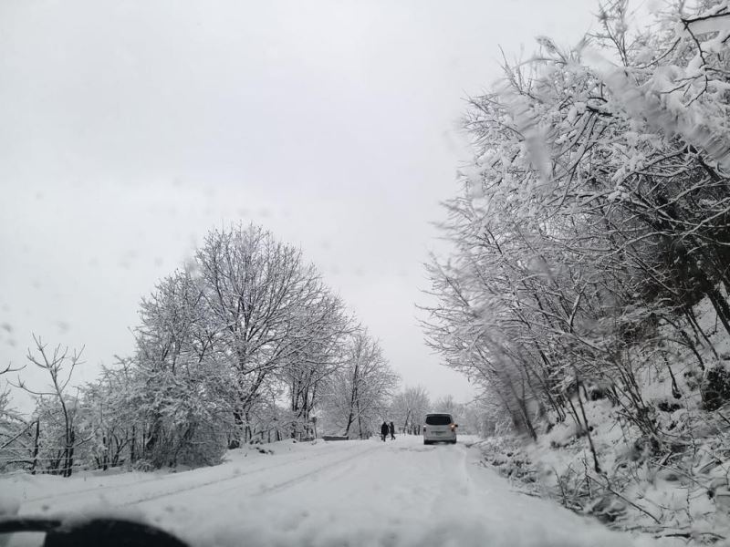 Çaybaşı yolu kara teslim
