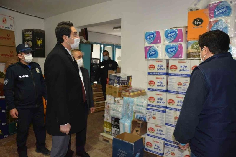 Selendi’de Kaymakam Yıldırım’dan stok uygulaması
