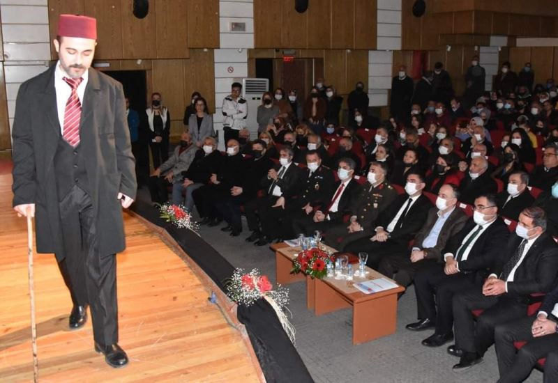 Milli Şair Mehmet Akif Ersoy, İstiklal Marşı’nın kabulünün 101. yılında anıldı
