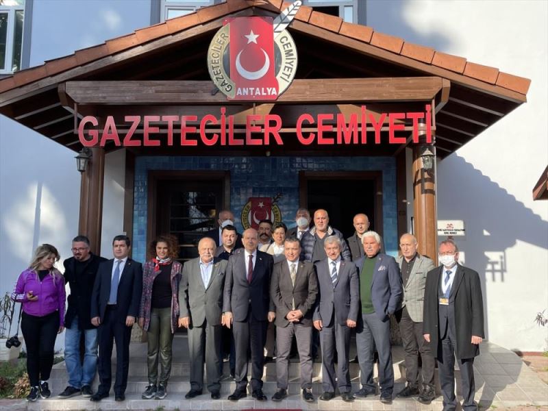 KKTC Cumhurbaşkanı Tatar, Antalya Gazeteciler Cemiyeti