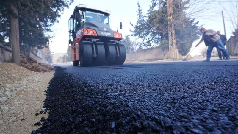 Kireçhane caddesinde asfalt çalışması
