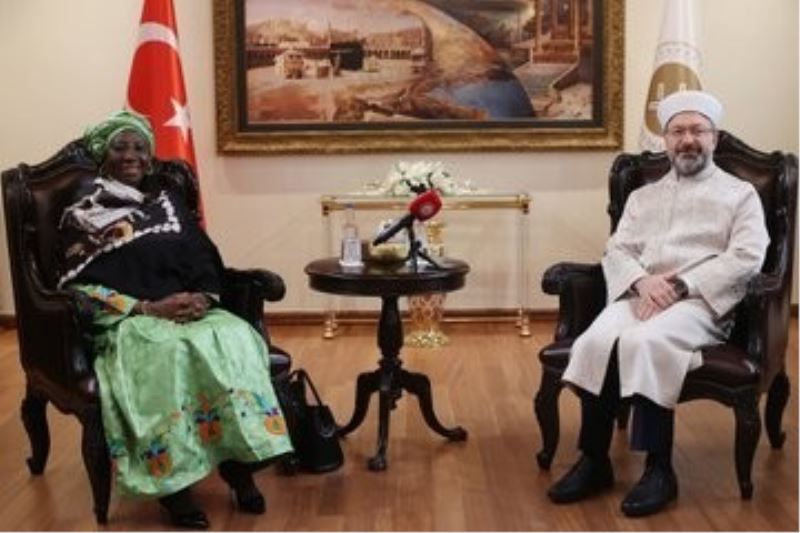 Fildişi Sahili Dışişleri Bakanı Camara’dan Diyanet İşleri Başkanı Erbaş’a ziyaret
