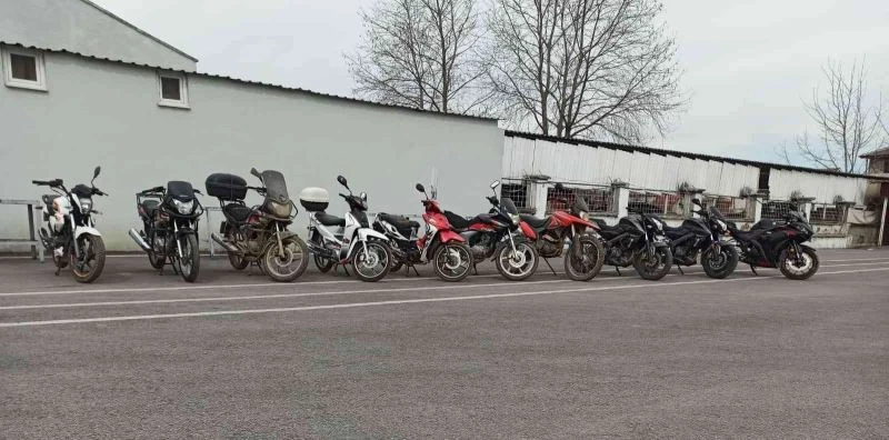 Motosiklet hırsızlarına eş zamanlı operasyon
