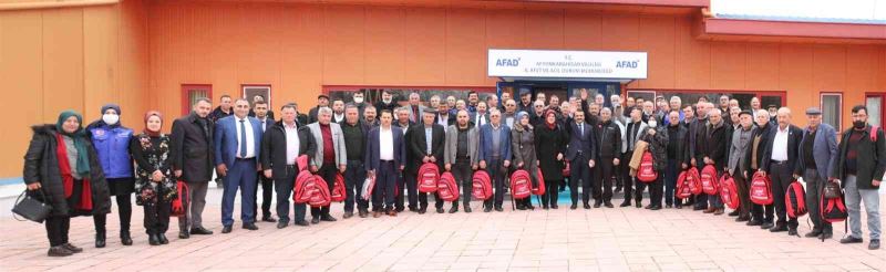 Afyonkarahisar’da muhtarlara ‘Afet Farkındalık’ semineri verildi
