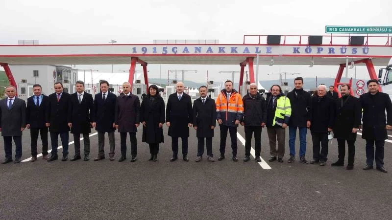 Bakan Karaismailoğlu: “1915 Çanakkale Köprüsü’nde işlerimiz tamam”
