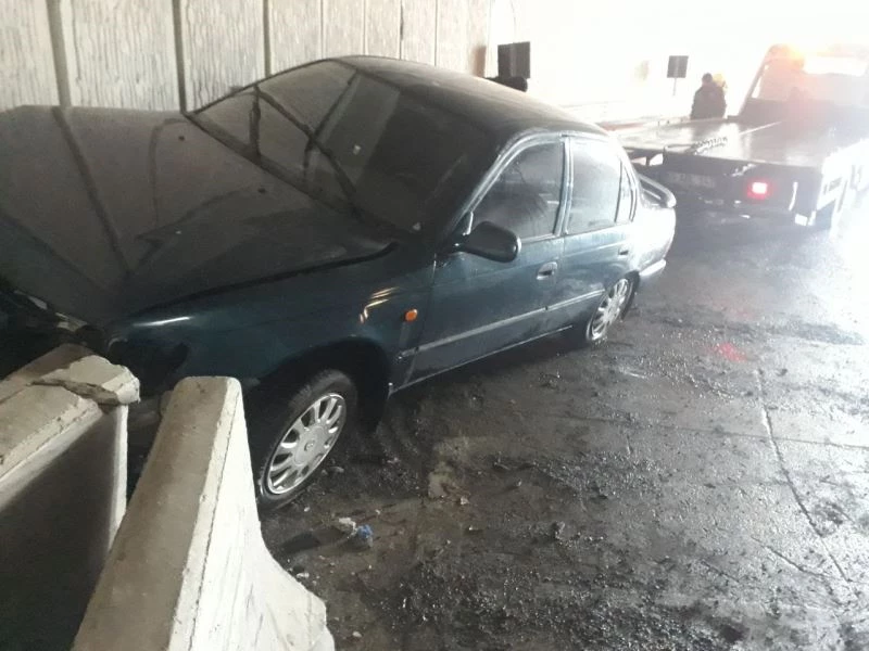 Samsun’daki ’ucube’ alt geçitte yine kaza: 1 yaralı
