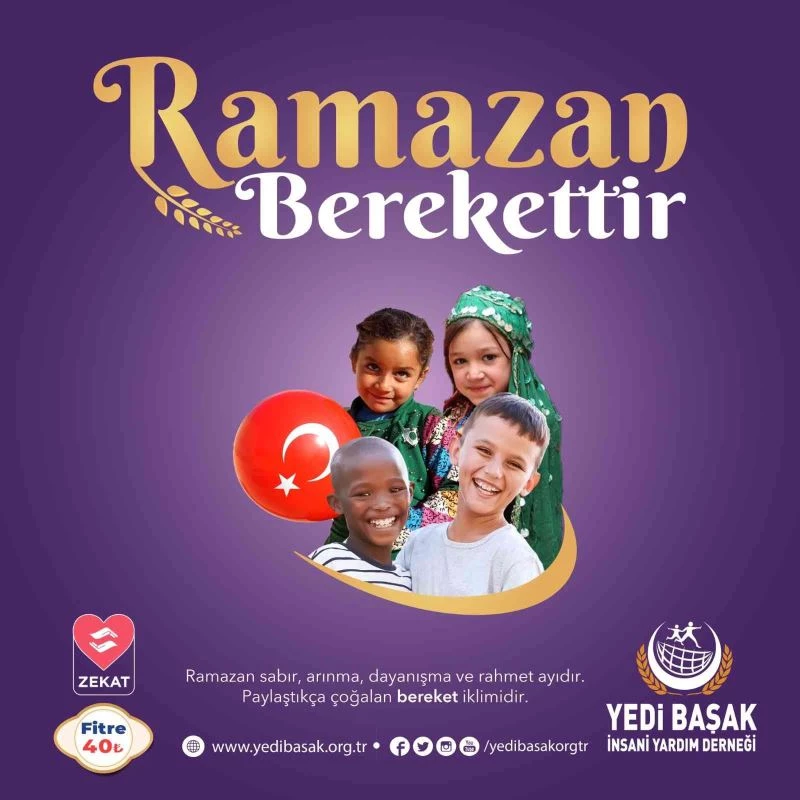 Ramazan’da yetim, mazlum ve ihtiyaç sahiplerine destek eli
