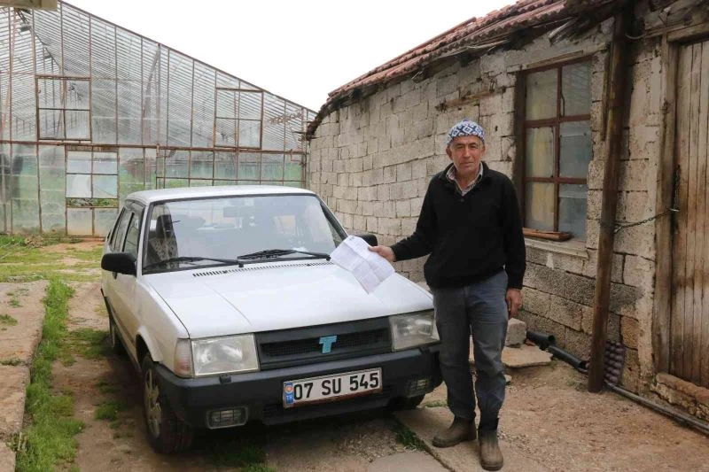 Antalyalı çiftçiyi İstanbul’dan gelen cezalar bezdirdi

