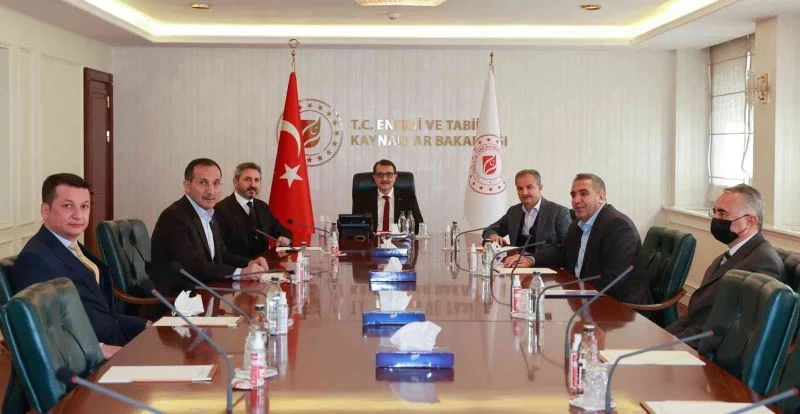 Adıyaman protokolü, bakanlarla bir araya geldi
