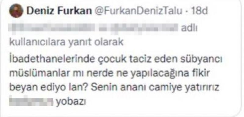 İslam dinine hakaret şahıs hakkında savcılıktan açıklama
