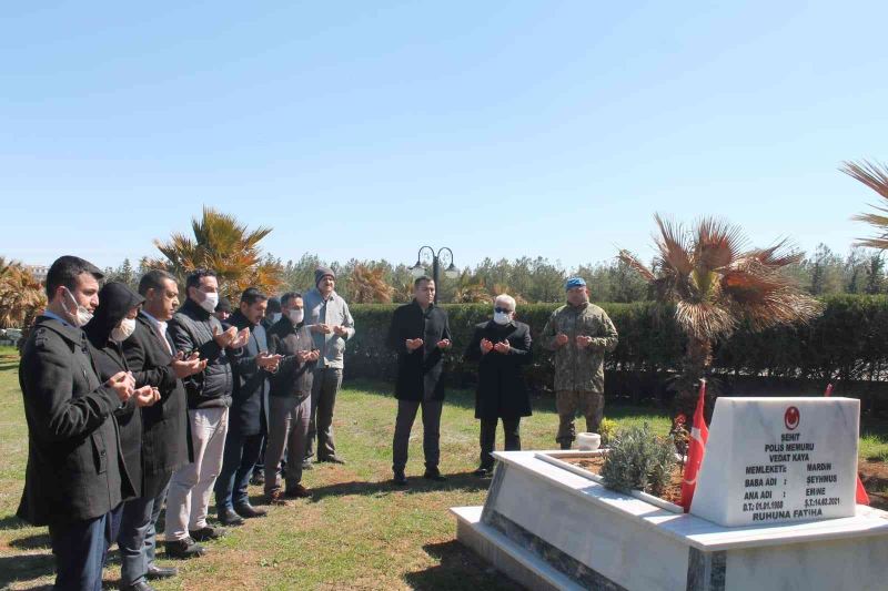 Mardin Denetimli Serbestlik Müdürlüğünden şehitlik ziyareti
