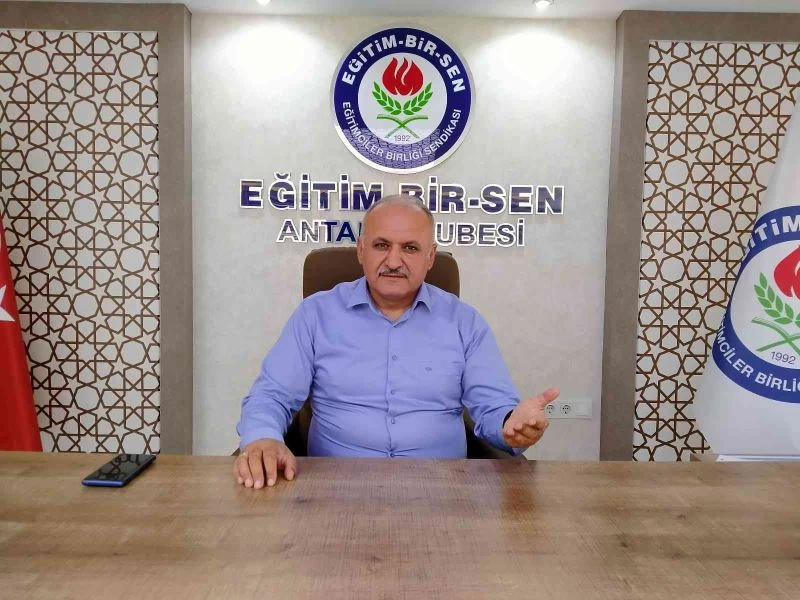 Eğitim Bir Sen Antalya Şube Başkanı Miran’dan ‘Sürdürülebilir atama sistemi çağrısı’

