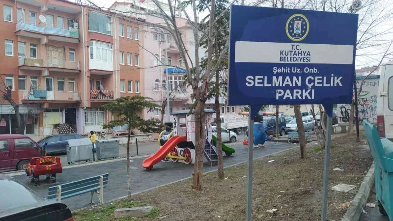 Şehit Selman Çelik’in adı parka verildi
