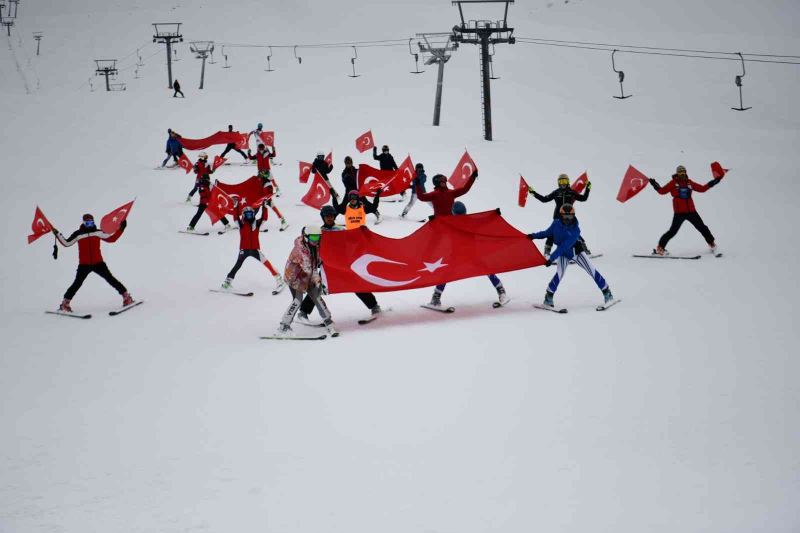 Davraz turizm merkezi kayak yarışlarına  ev sahibi oldu